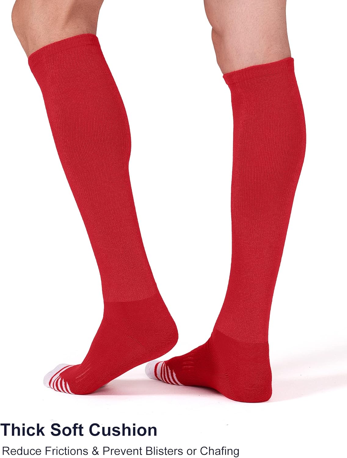 Thumbnail 4 de FITRELL 2/3 Pack Knee-High Baseball, Soccer & Softball Socks for Kids, Youth & Adults