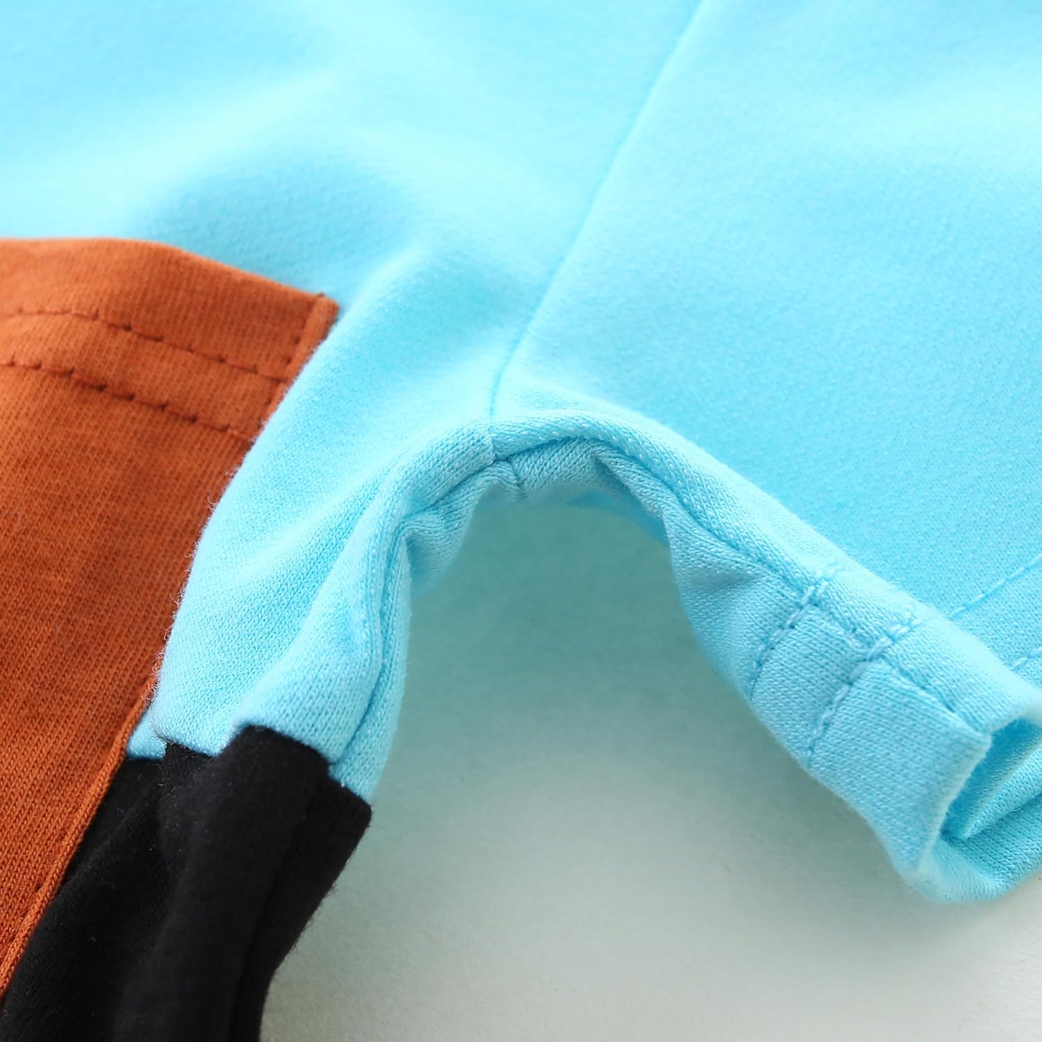 Detalle 2 de KIDDLETOWN Baby Boy Summer 2-Piece Ribbed Tee & Elastic Shorts Set