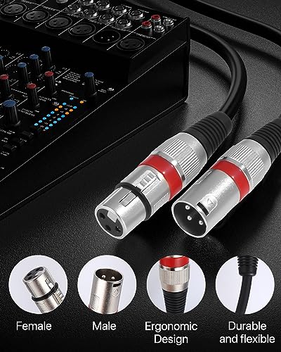 Thumbnail 1 de 2 Pack Câble XLR 10M PERMUST – Câble Microphone/Line Symétrique 3 broches