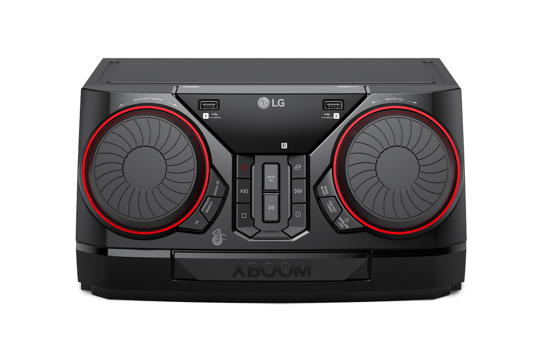 Detalle de LG XBOOM La Bestia CK43N: altavoz de 300 W para fiestas y eventos