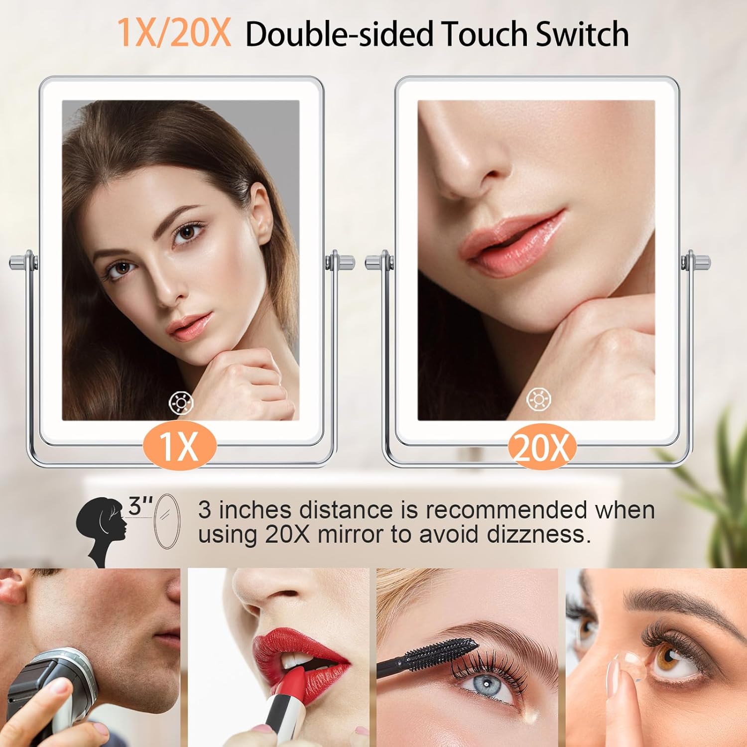 Thumbnail 3 de Famihomii 5000mAh Specchio cosmetico 1/20X