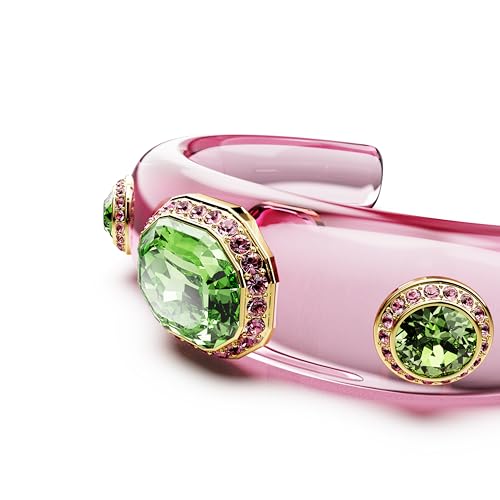 Thumbnail 3 de Swarovski Brazalete Dulcis — Banda rosa con 3 cristales 💍