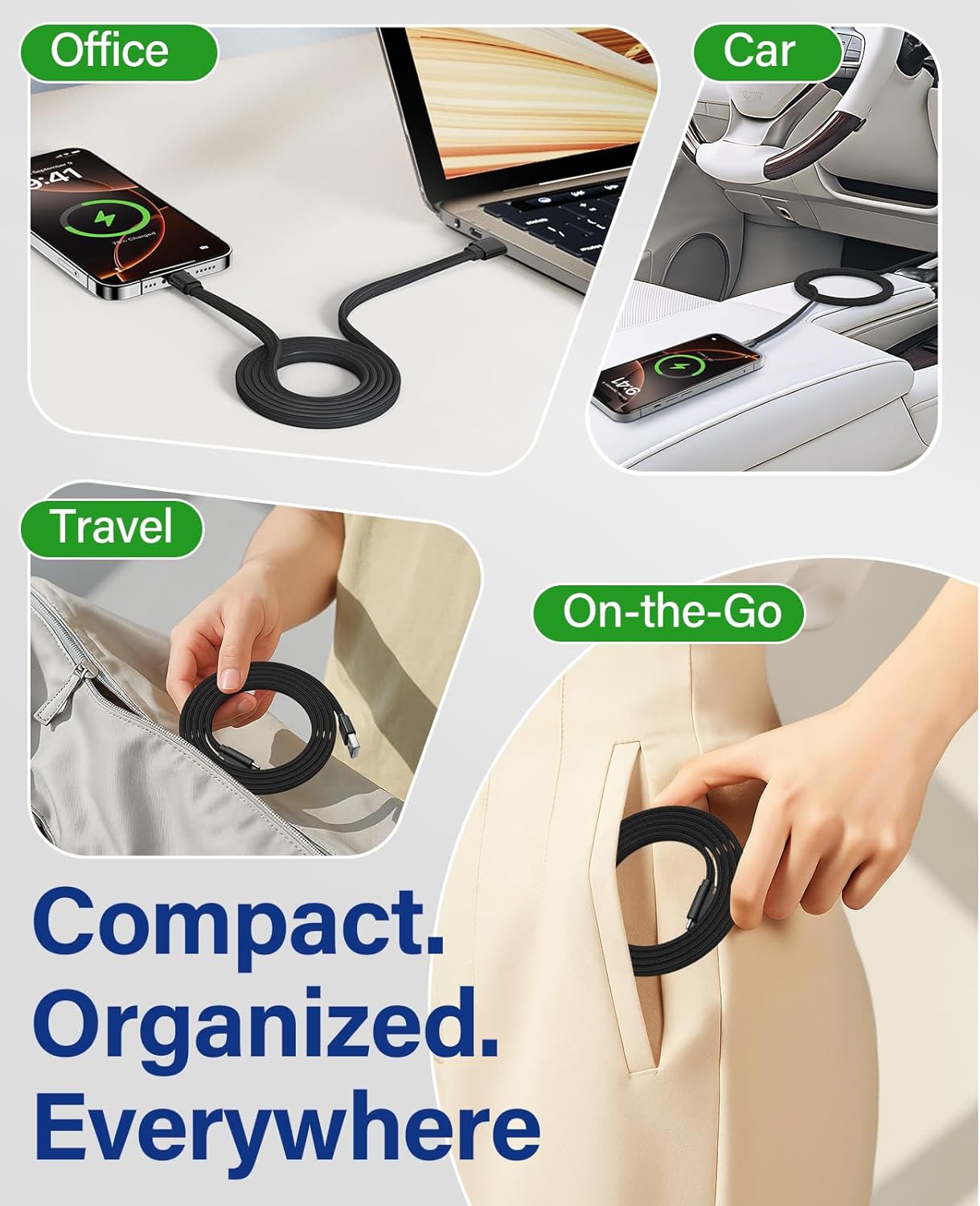 Thumbnail 3 de Magtame Cavo magnetico USB A–C 1 m