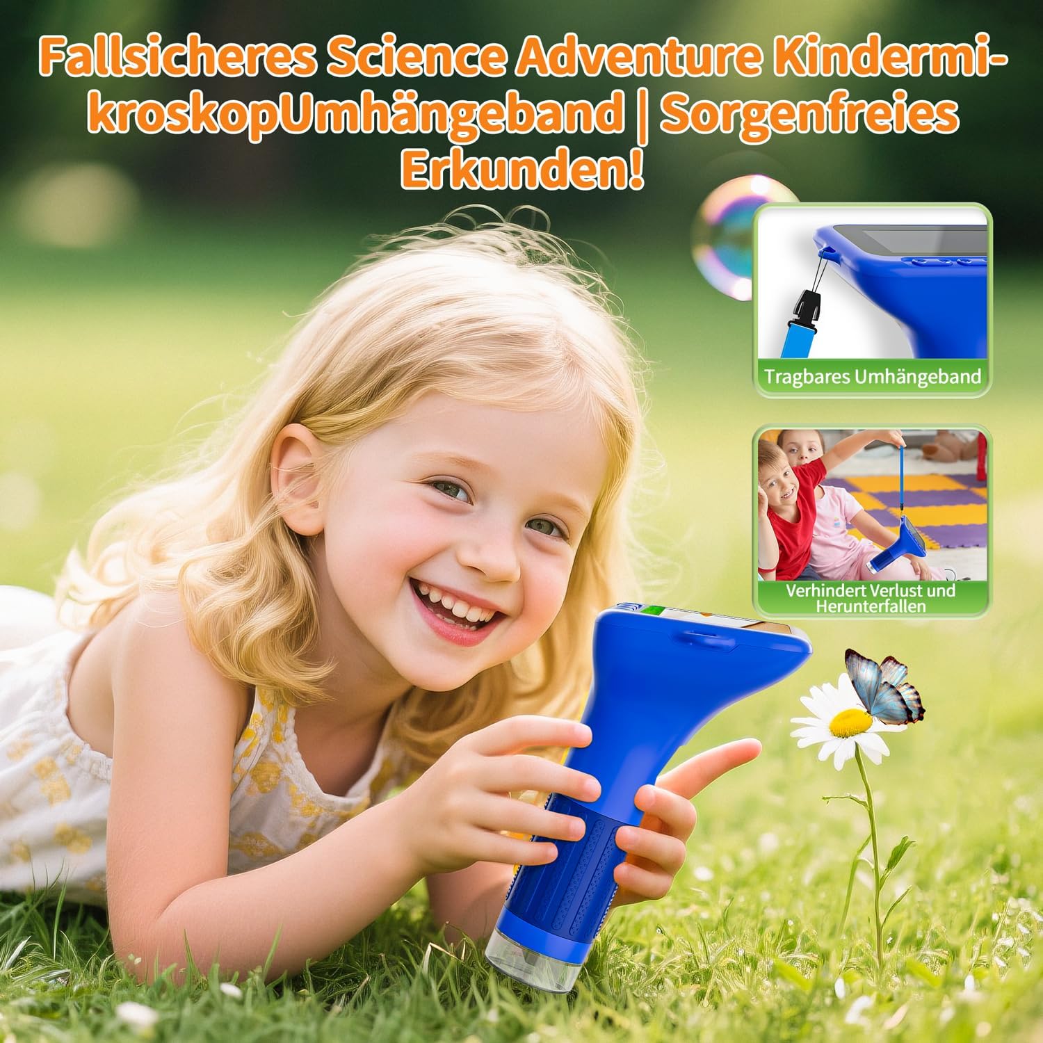 Thumbnail 4 de SKYBASIC Mini-Mikroskopkamera für Kinder mit 3,0-Zoll-IPS-Display, bis zu 1000-fach Zoom