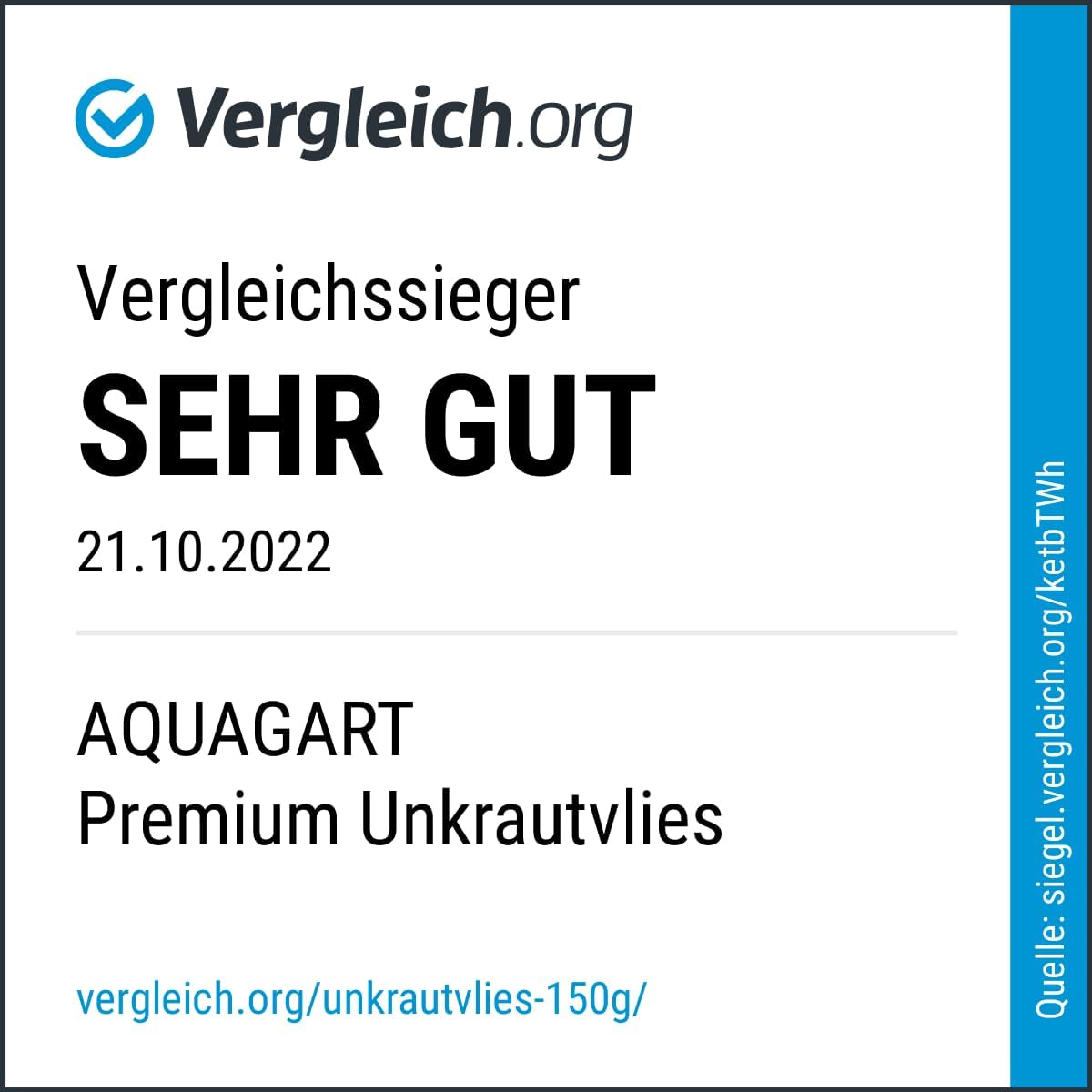 Thumbnail 6 de Aquagart Garten Unkrautvlies 150g/m² inkl. 10 Erdanker – wasserdurchlässiges Mulchvlies für Beet, Hochbeet und Gewächshaus
