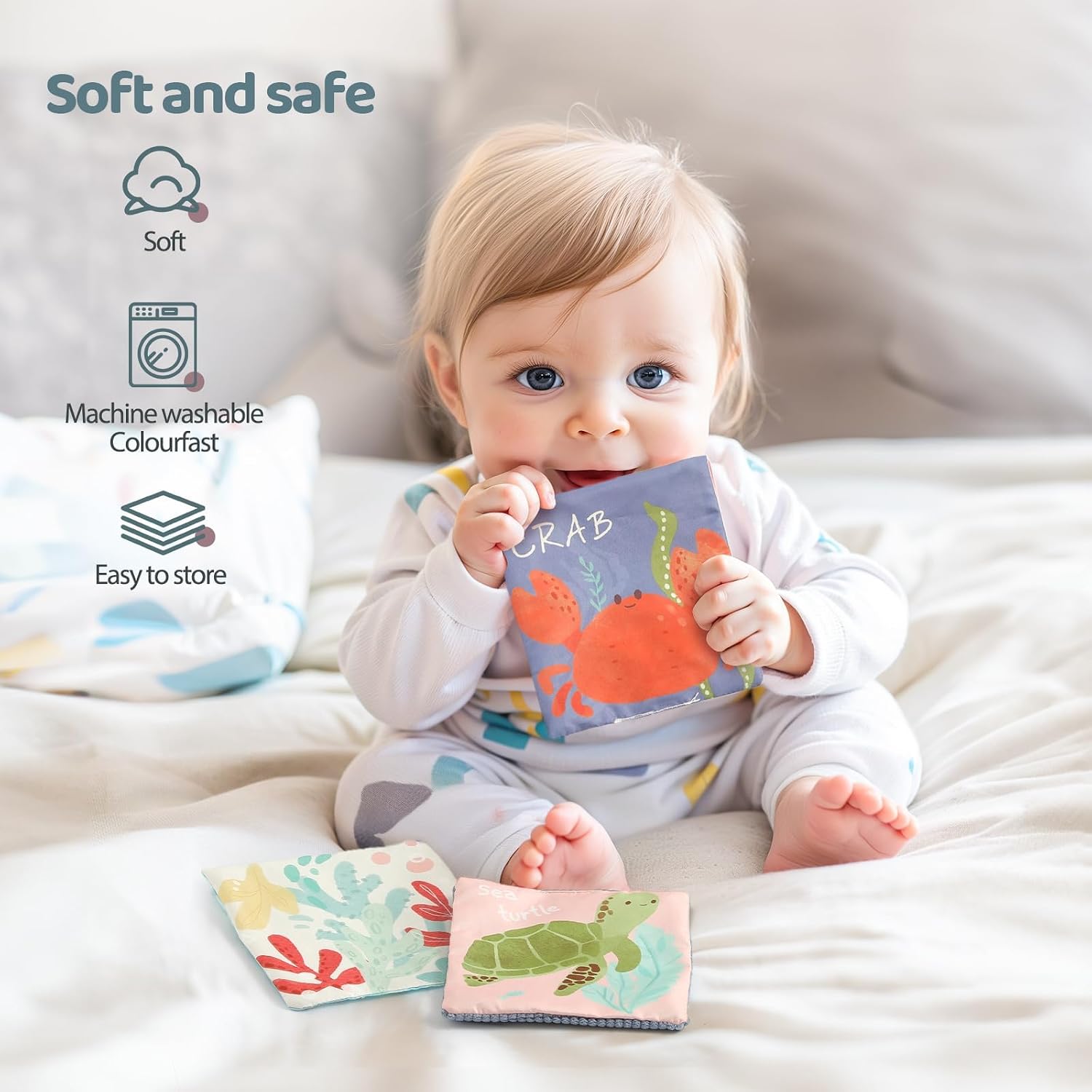 Thumbnail 3 de Wooden Teether tissue box toy 6-12 months