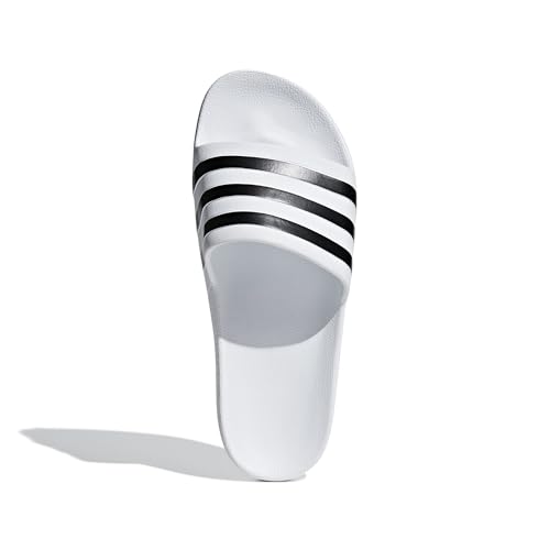 Thumbnail 7 de adidas Unisex Adilette Aqua Slides (Cloud White/Core Black/Cloud White) – 8 UK / 42 EU