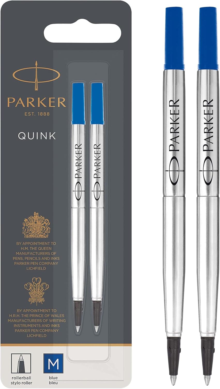 Detalle de Parker ricarica per penna roller punta media blu