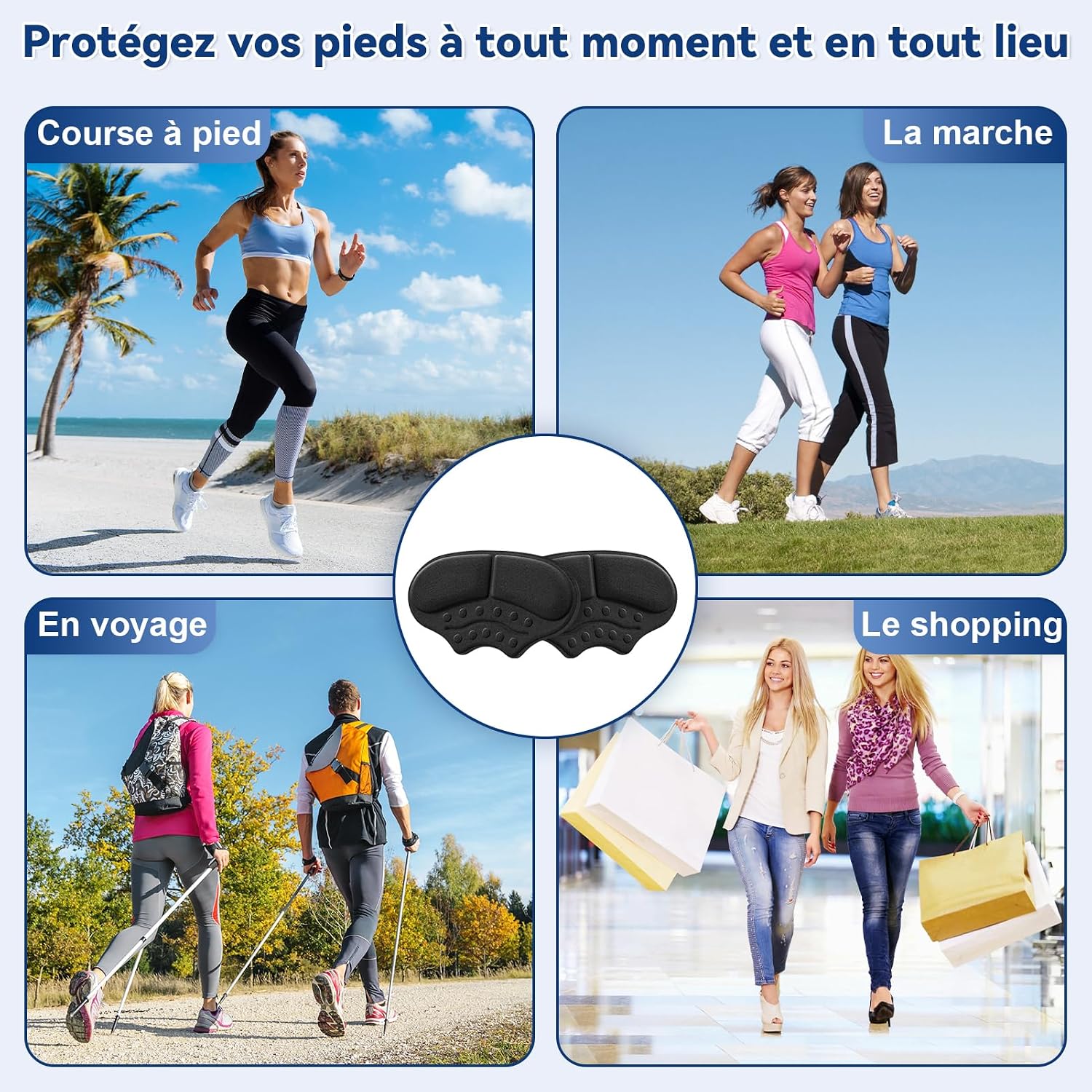 Thumbnail 5 de AnjoCare Coussinets de Talon 3 paires