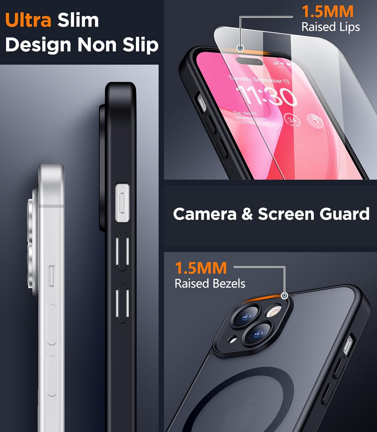 Detalle 2 de SPIDERCASE iPhone 15 Magnetic Case 6.1"