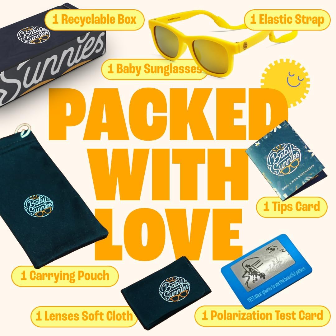 Thumbnail 6 de BABY SUNNIES Lunettes de Soleil Enfant 3–8 ans – Noir, protection UV et style pour les petits explorateurs