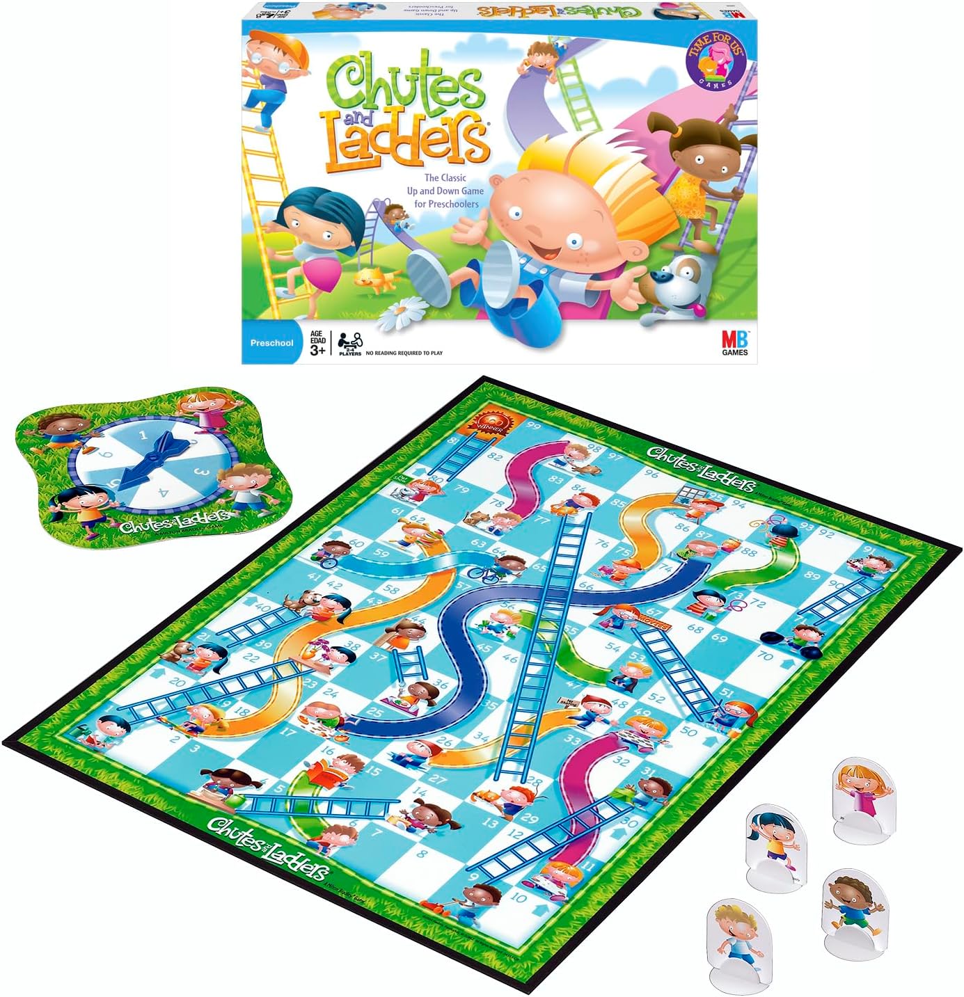Thumbnail 1 de Hasbro Chutes and Ladders game Ages 3+ 🎲