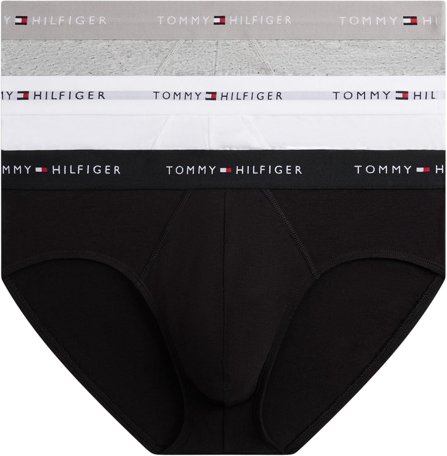 Thumbnail 6 de Tommy Hilfiger Herren 3er Pack Hip Briefs mit Logobund
