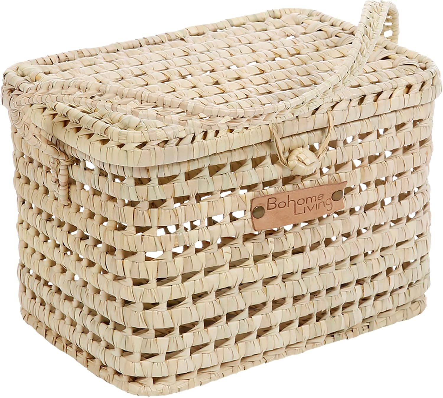 Thumbnail 5 de Bohome Living Coffre et malle de rangement en osier tressé (60 cm + 80 cm) – Bohème Chic
