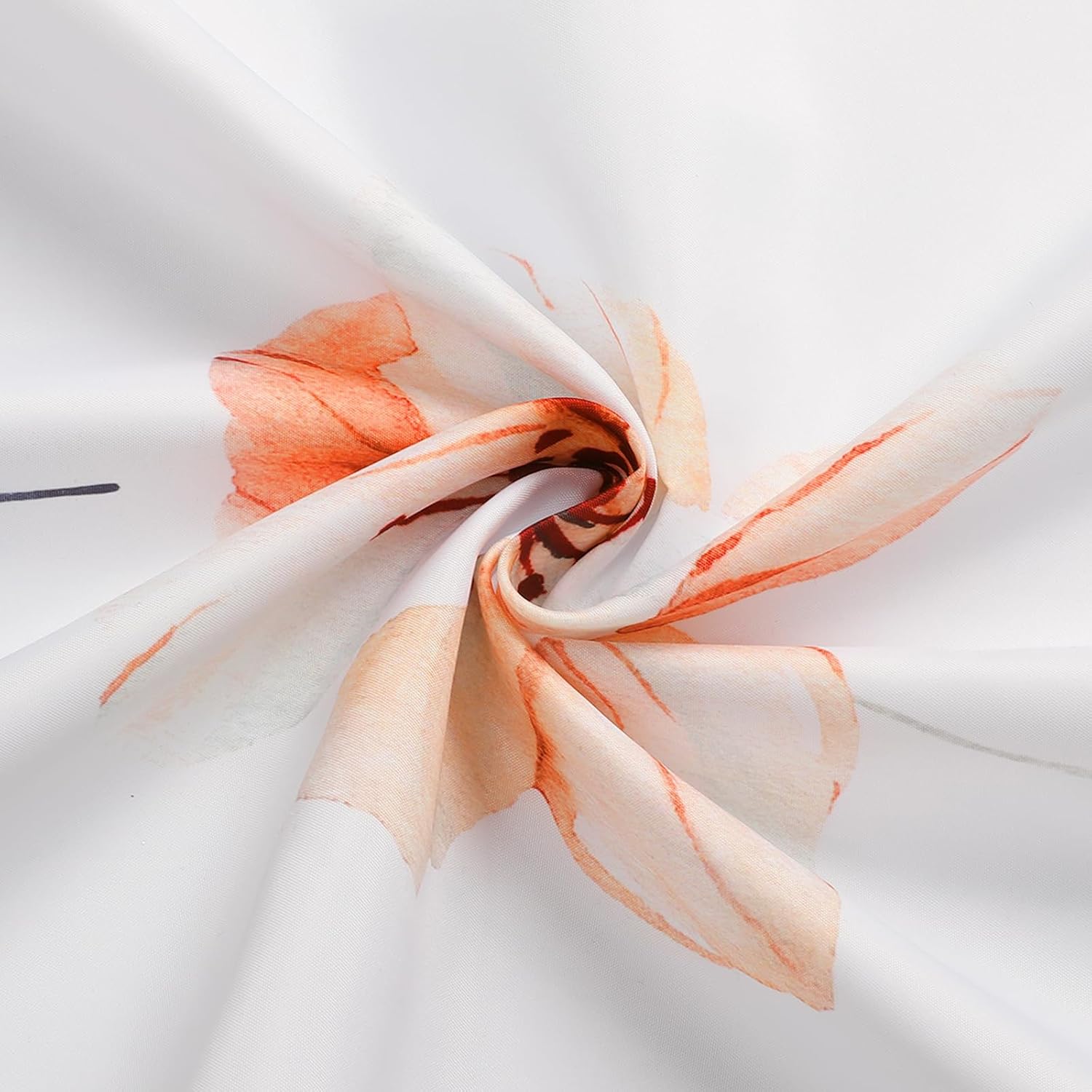 Thumbnail 4 de QiyI Watercolor Floral Shower Curtain 72 x 72
