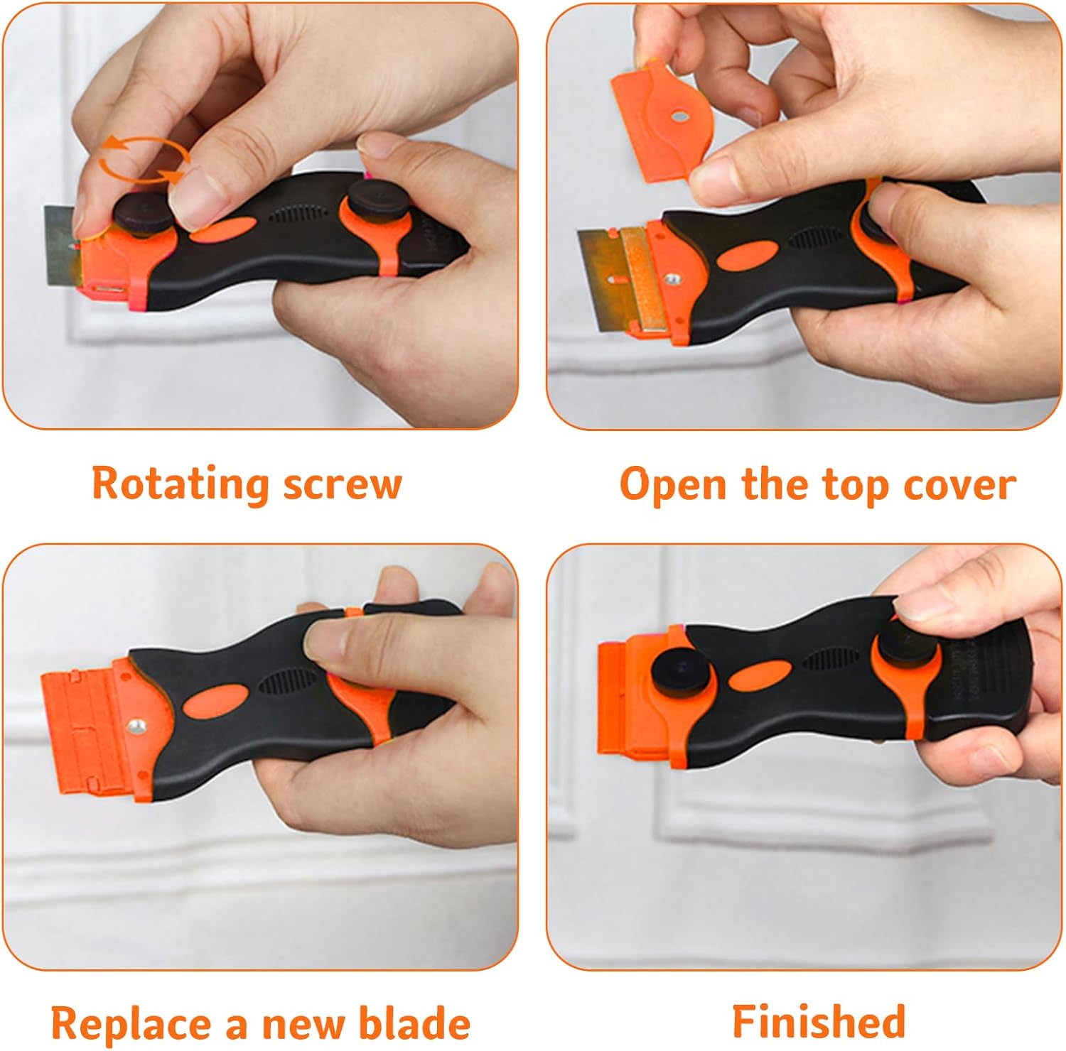 Thumbnail 4 de AMSGANK Razor Scraper Set, 4-Piece