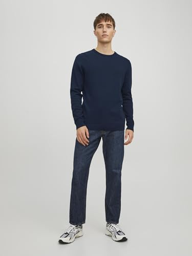 Thumbnail 6 de Jack & Jones Jjebasic Suéter Hombre Crew Neck Armada Blazer 💙
