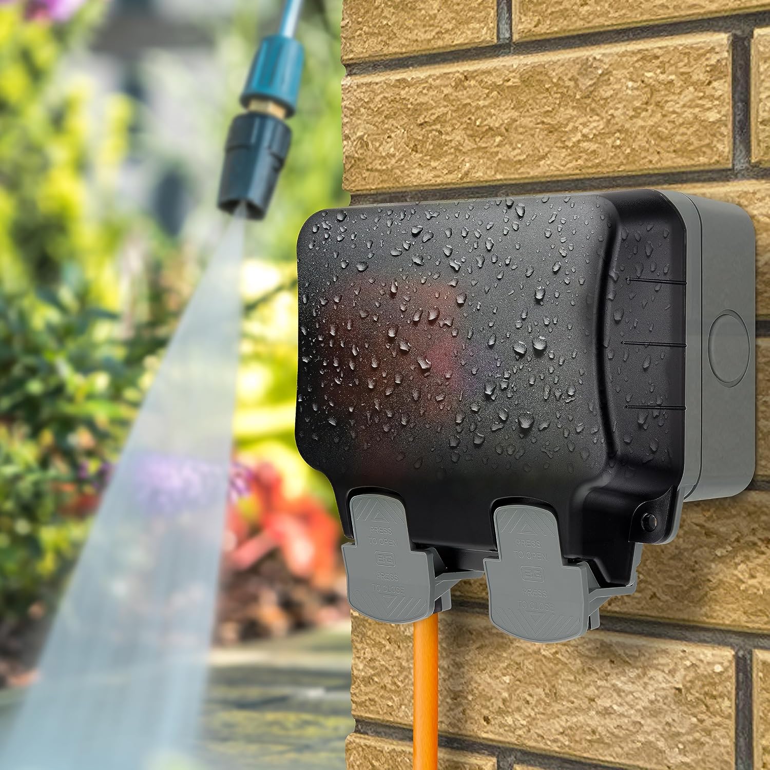Thumbnail 4 de BG Electrical WP22RCD-01 Double Weatherproof Socket