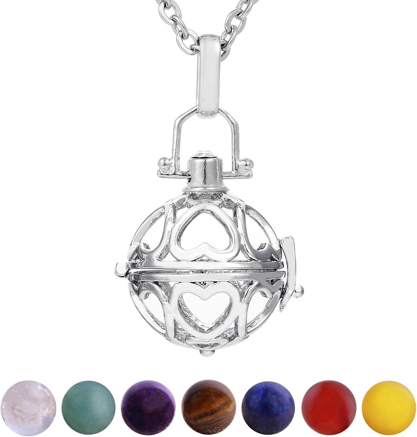 Thumbnail 5 de Morella collar 70 cm con 7 piedras chakra