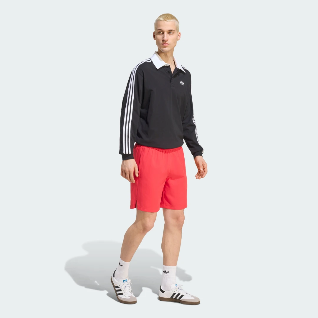 Detalle de BAÑADOR TREFOIL ESSENTIALS de Adidas — Rojo