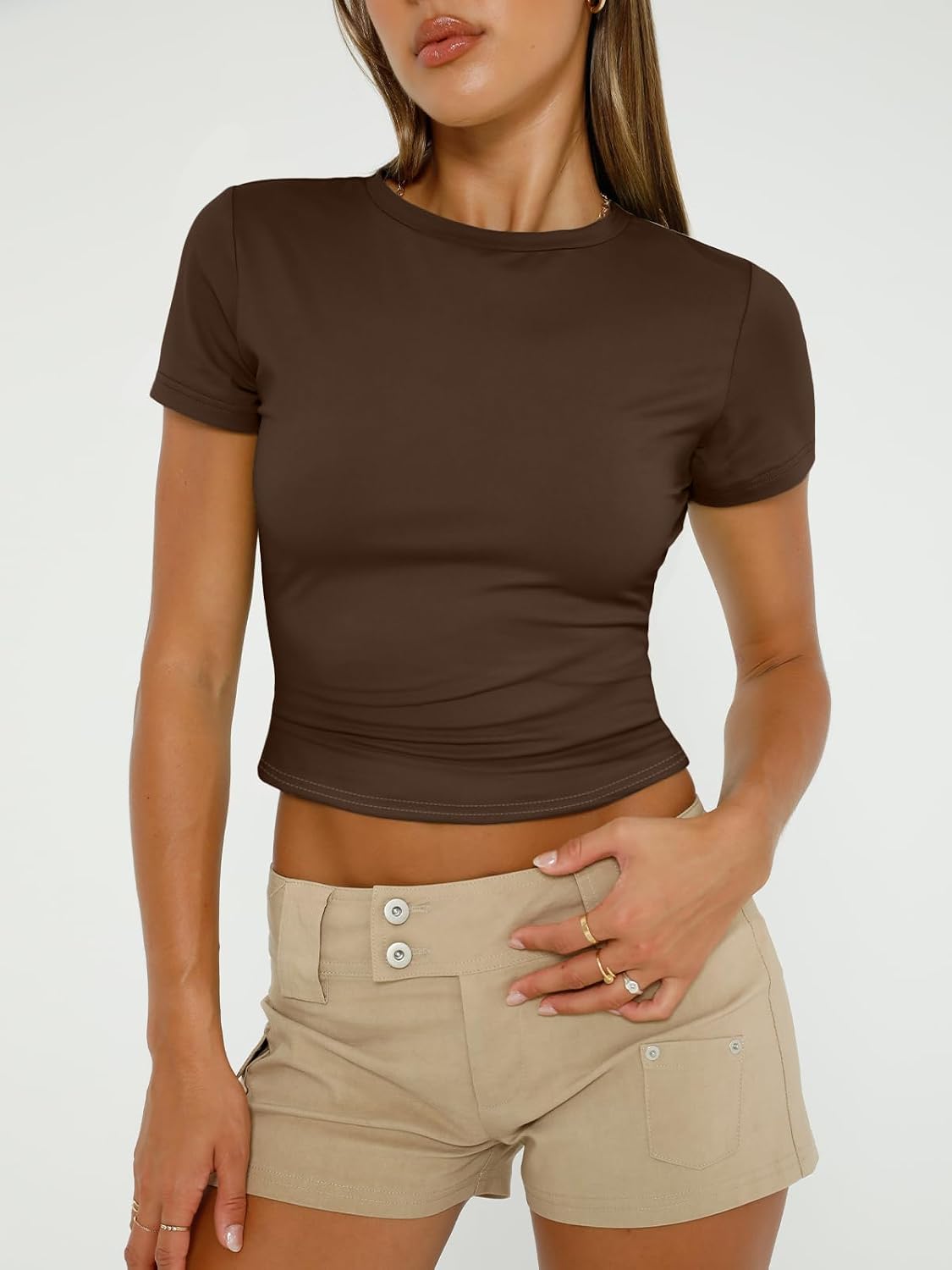 Detalle 2 de AUTOMET Women's Short-Sleeve Tops, 3-Pack