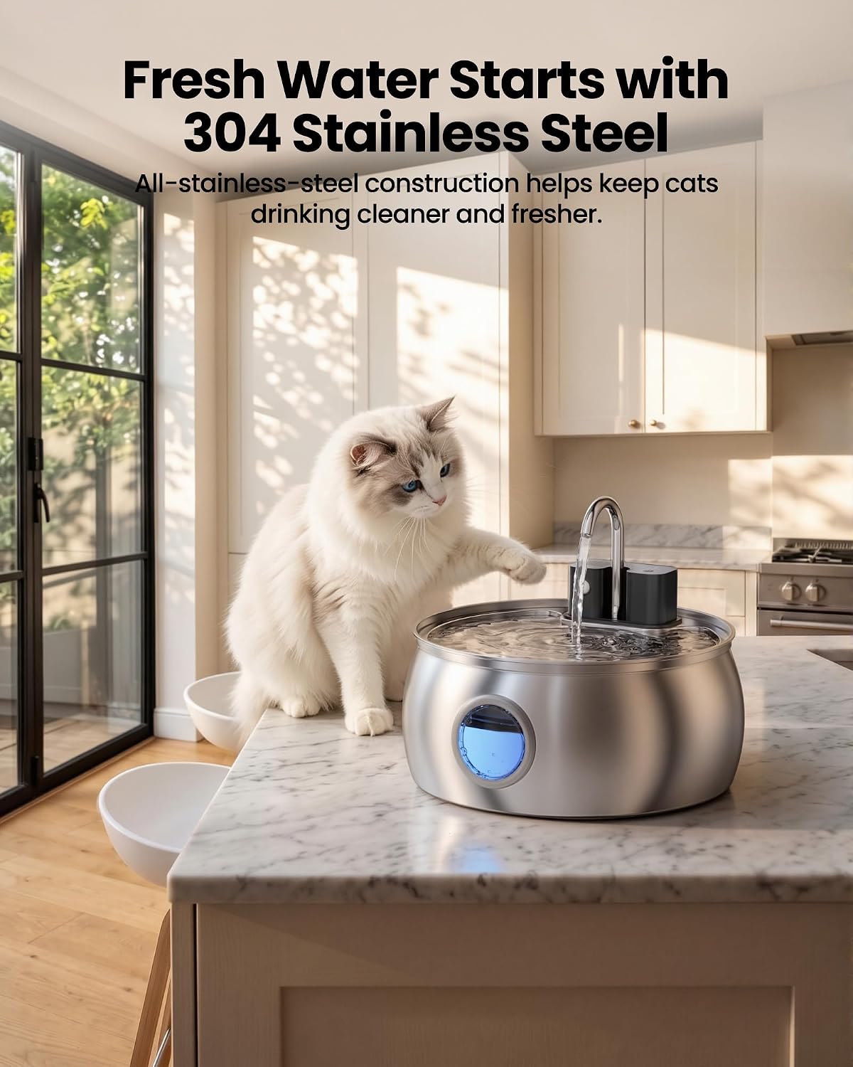Detalle de Tomxcute Cat Water Fountain, 4L