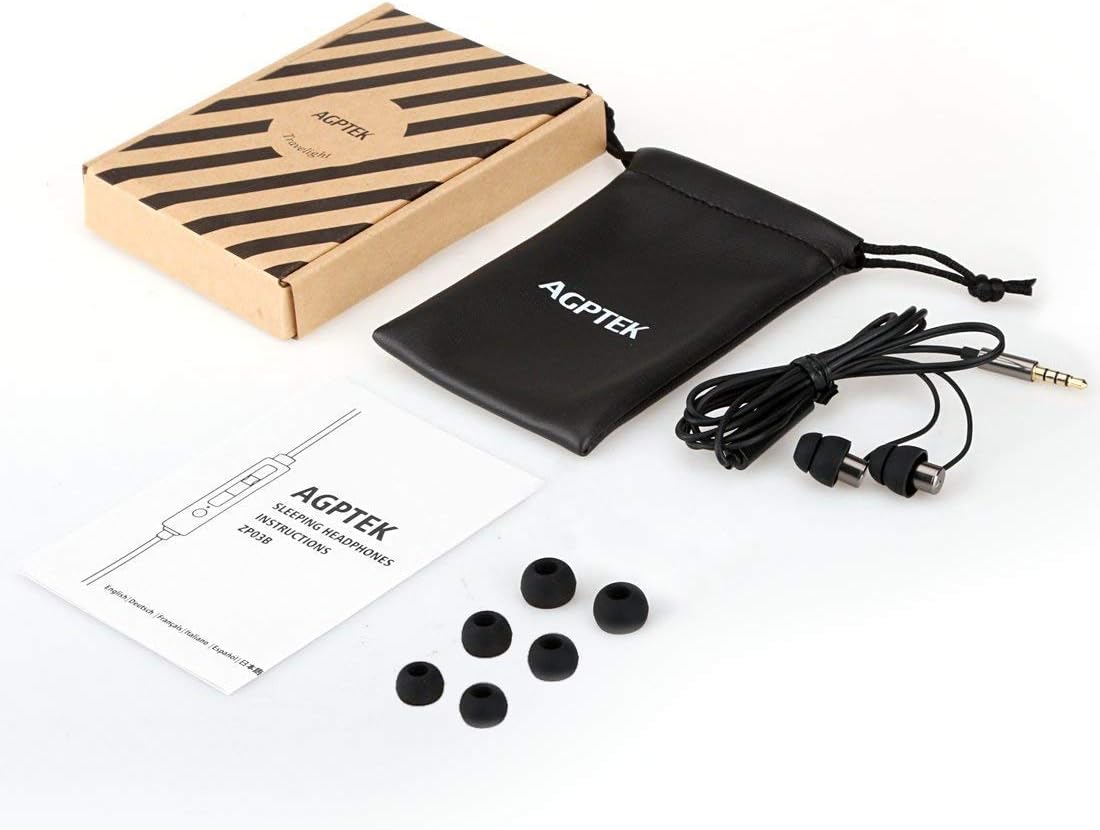 Thumbnail 6 de AGPTEK Sleep Earbuds – In-Ear Sleeping Earphones with Ultra-Soft Silicone, Mic and Volume Control