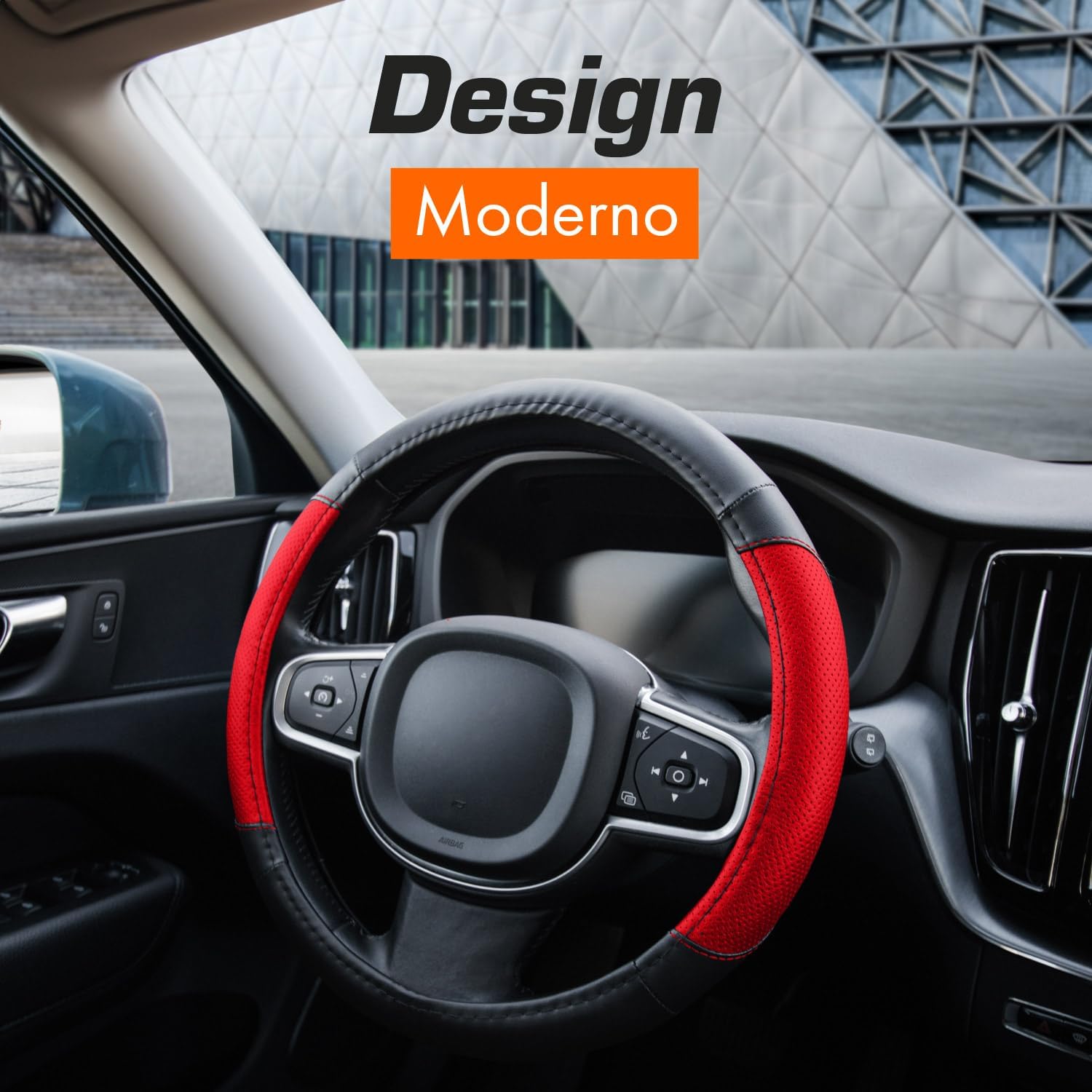 Detalle 2 de Upgrade4cars Coprivolante universale 37-38 cm