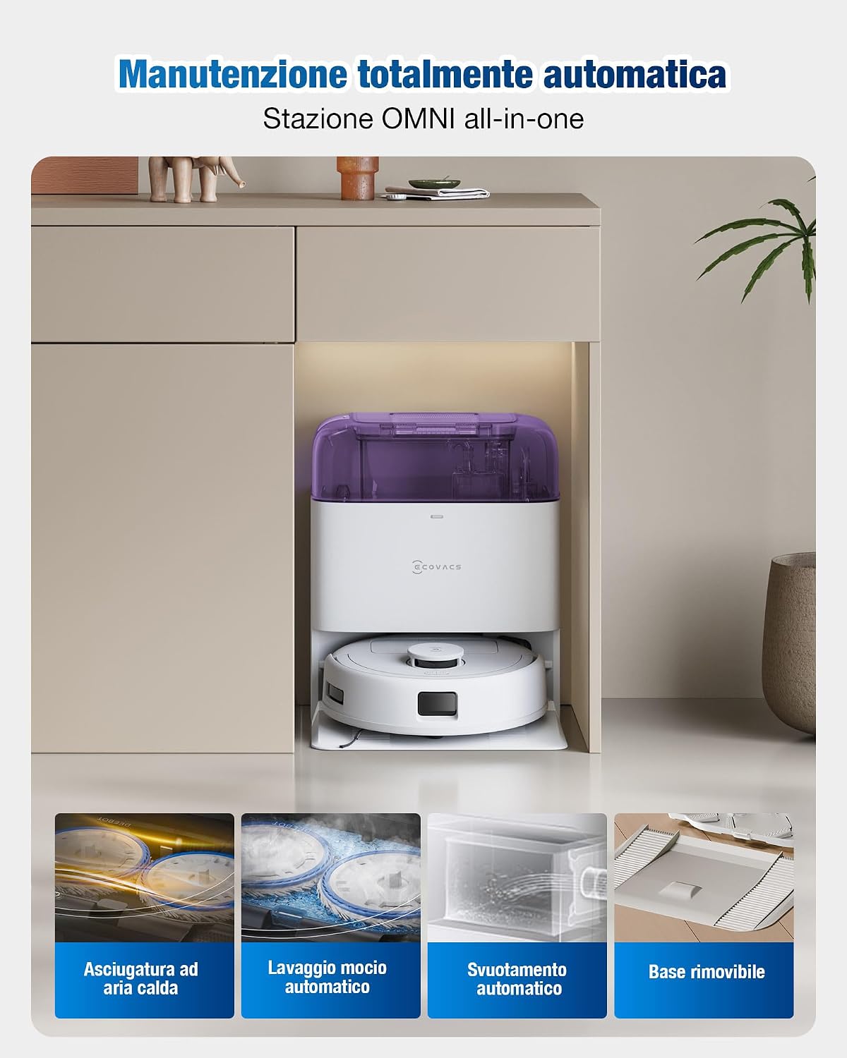 Thumbnail 5 de ECOVACS DEEBOT MINI Aspirapolvere Lavapavimenti 9000Pa