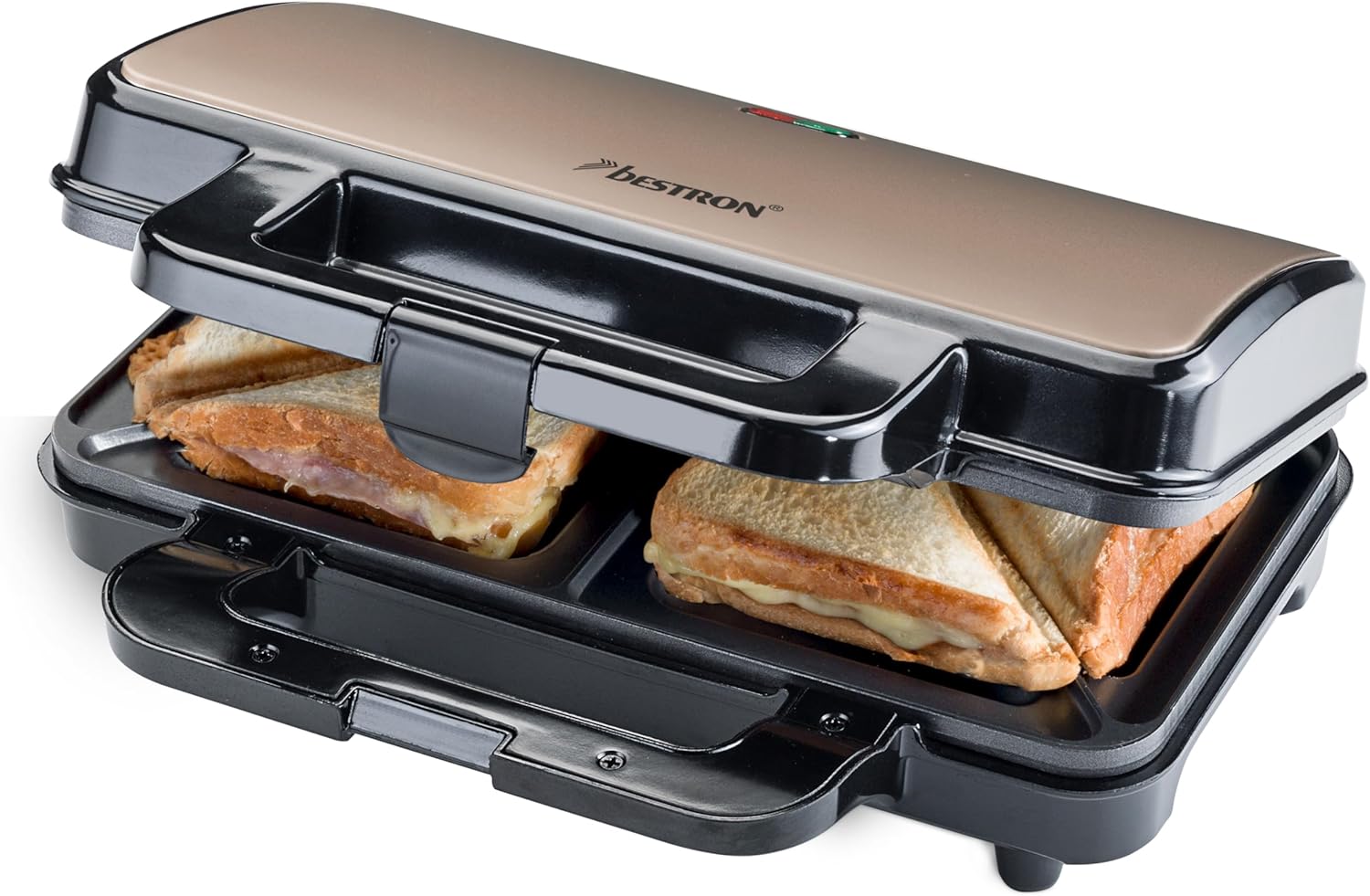 Thumbnail 6 de Bestron XL Sandwichmaker für 2 Sandwiches (900 W) mit Antihaftbeschichtung