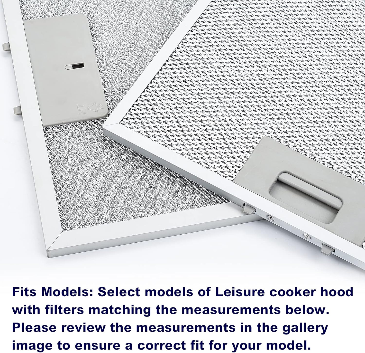 Detalle de Aluminium Fettfilter 320 x 260 mm, 2er-Set