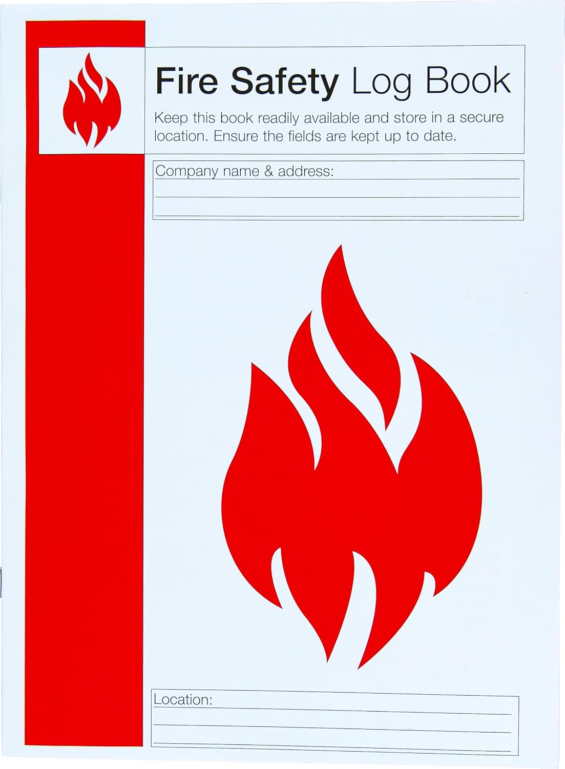Safety First Aid Group A4 Fire Safety Log Book