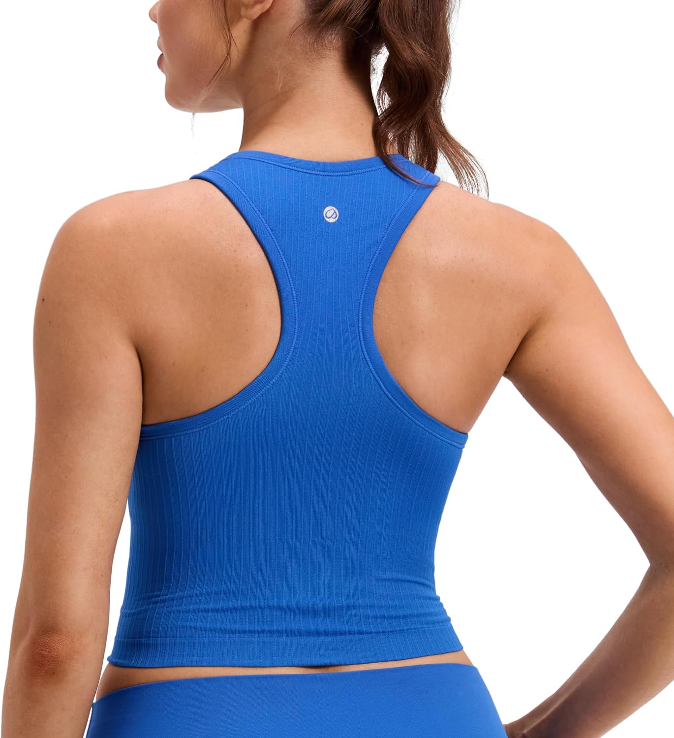 Thumbnail 6 de CRZ YOGA Reggiseno sportivo imbottito con scollo alto e schiena a Y – Top corto senza cuciture