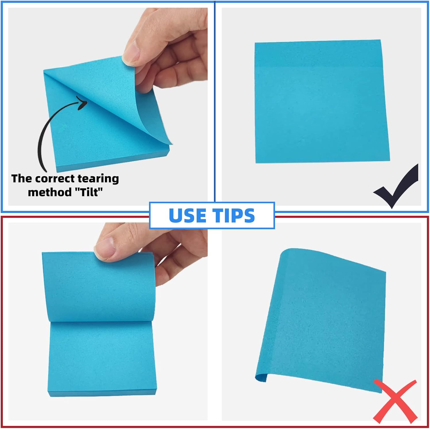 Thumbnail 3 de OWLKELA Sticky Notes 800 Stück 🗒️