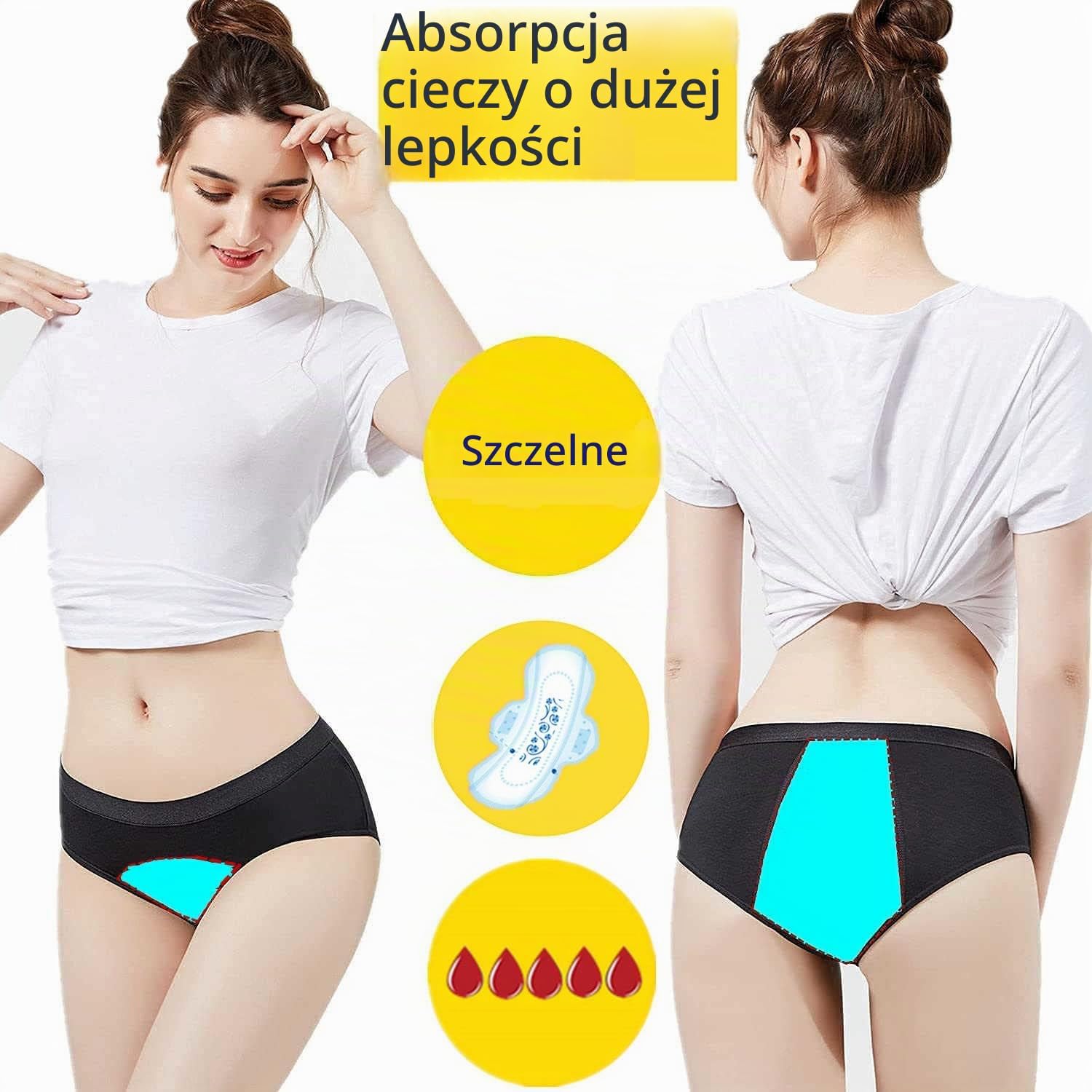 Thumbnail 2 de ZVZK 9088 majtki menstruacyjne dla dziewczynek, 30 ml, miękkie figi