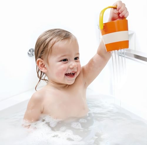 Detalle 2 de Hape Juego de Cubos Alegres para baño multicolor