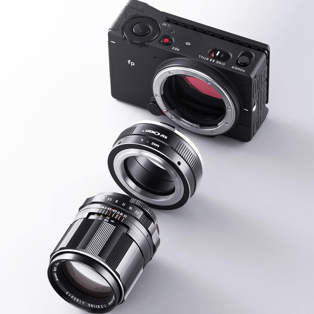 Thumbnail 2 de K&F CONCEPT Objektivadapter M42-L – manueller Fokus für M42-Objektive an L-Mount Kameras