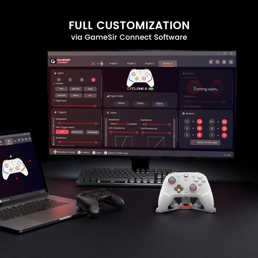 Thumbnail 6 de GameSir Cyclone 2 Wireless Controller 1000Hz