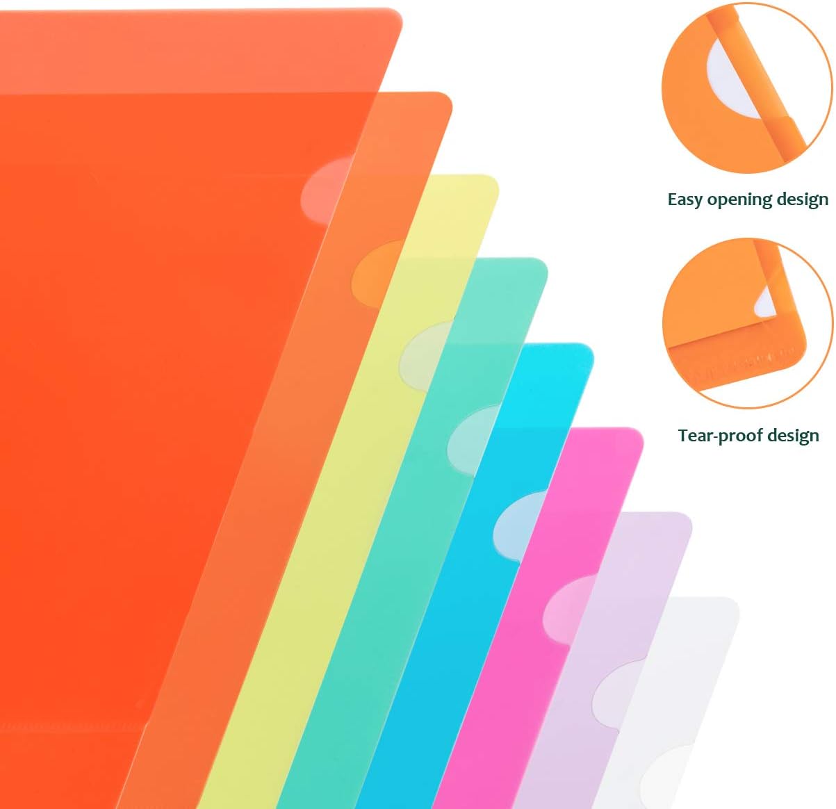 Thumbnail 3 de Dossiers plastique A4 42 pièces 📁