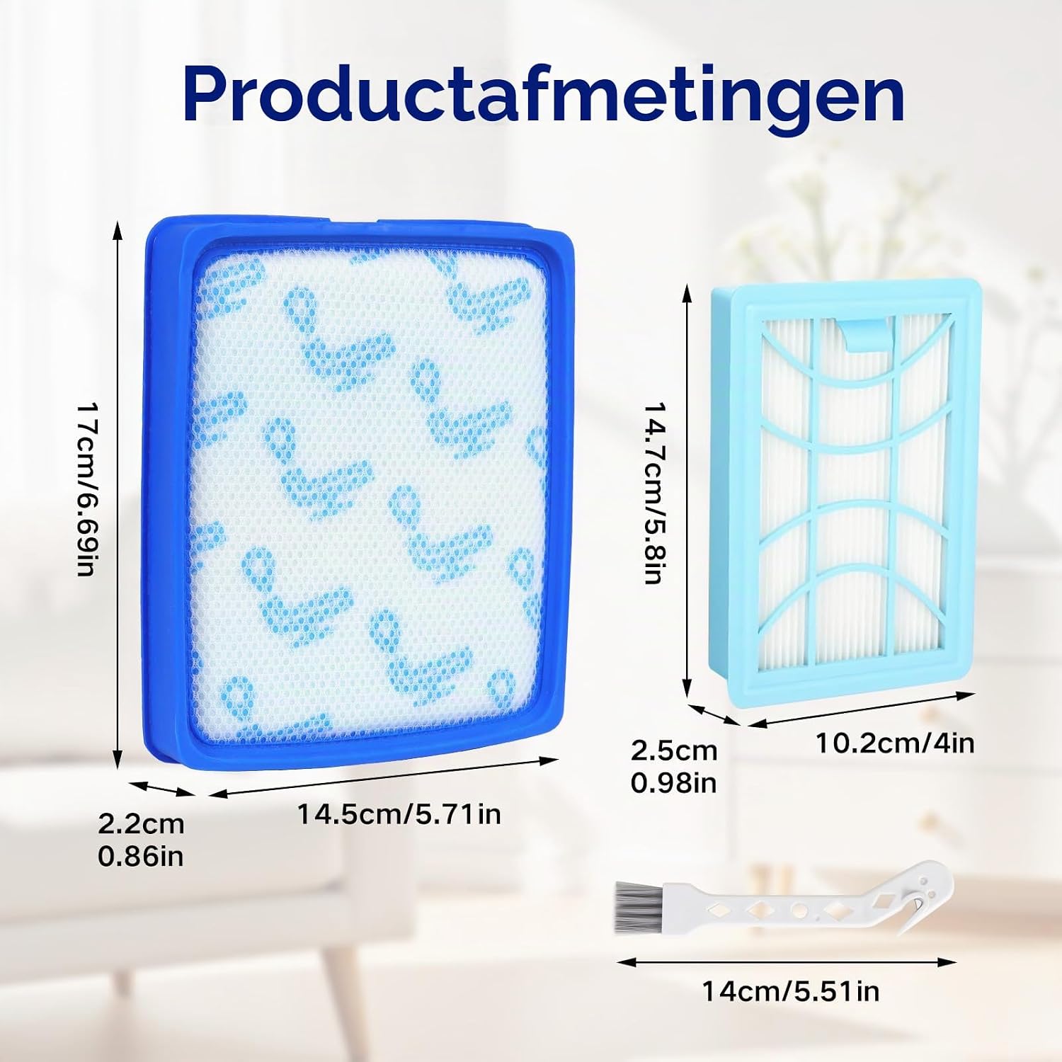 Detalle de Aomiduo 5000 filterset voor Philips PowerPro Expert-stofzuigers