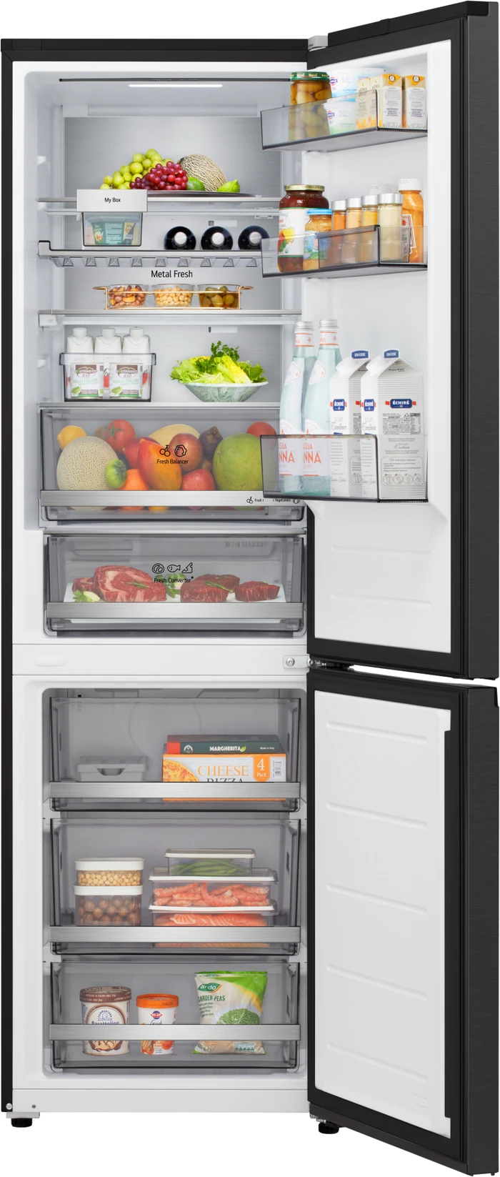 Thumbnail 5 de LG GBBS716AEV Kühl-Gefrierkombination (Black Steel) – Fit&Max mit Zero Clearance+