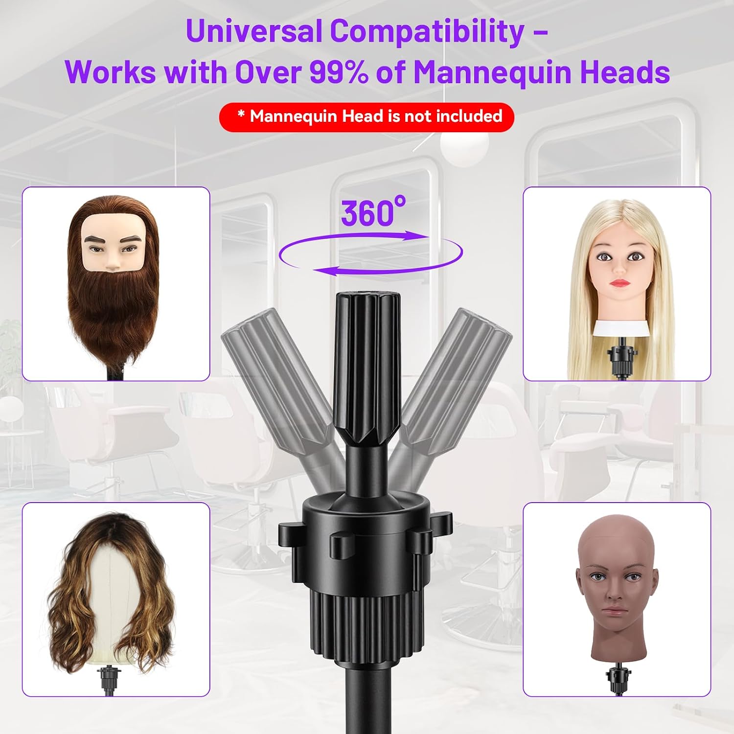 Detalle 2 de TwoWin 55 inch wig stand