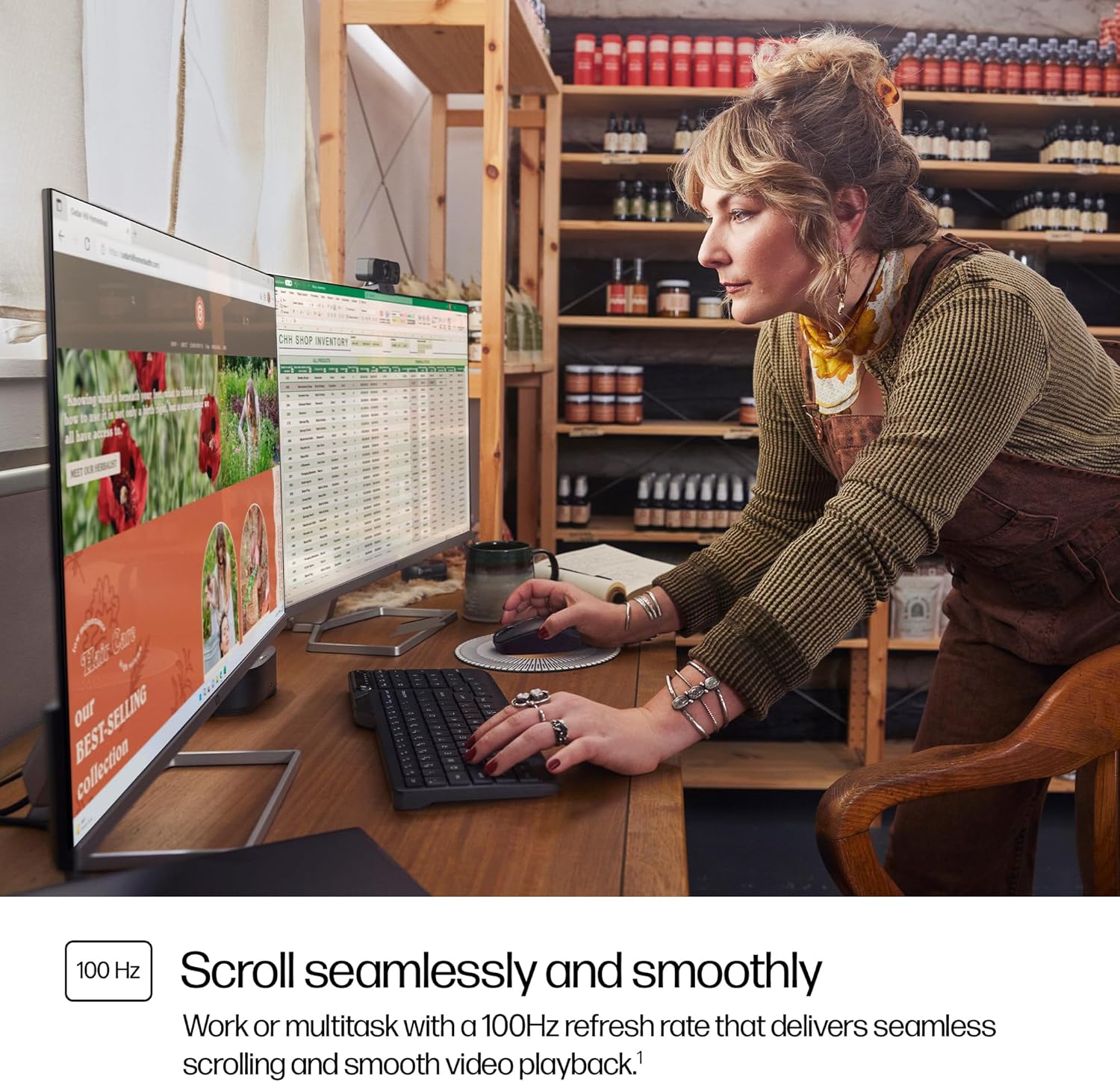 Thumbnail 6 de HP Series 5 27" FHD Monitor (527sf): A balanced, comfortable setup for everyday work and play