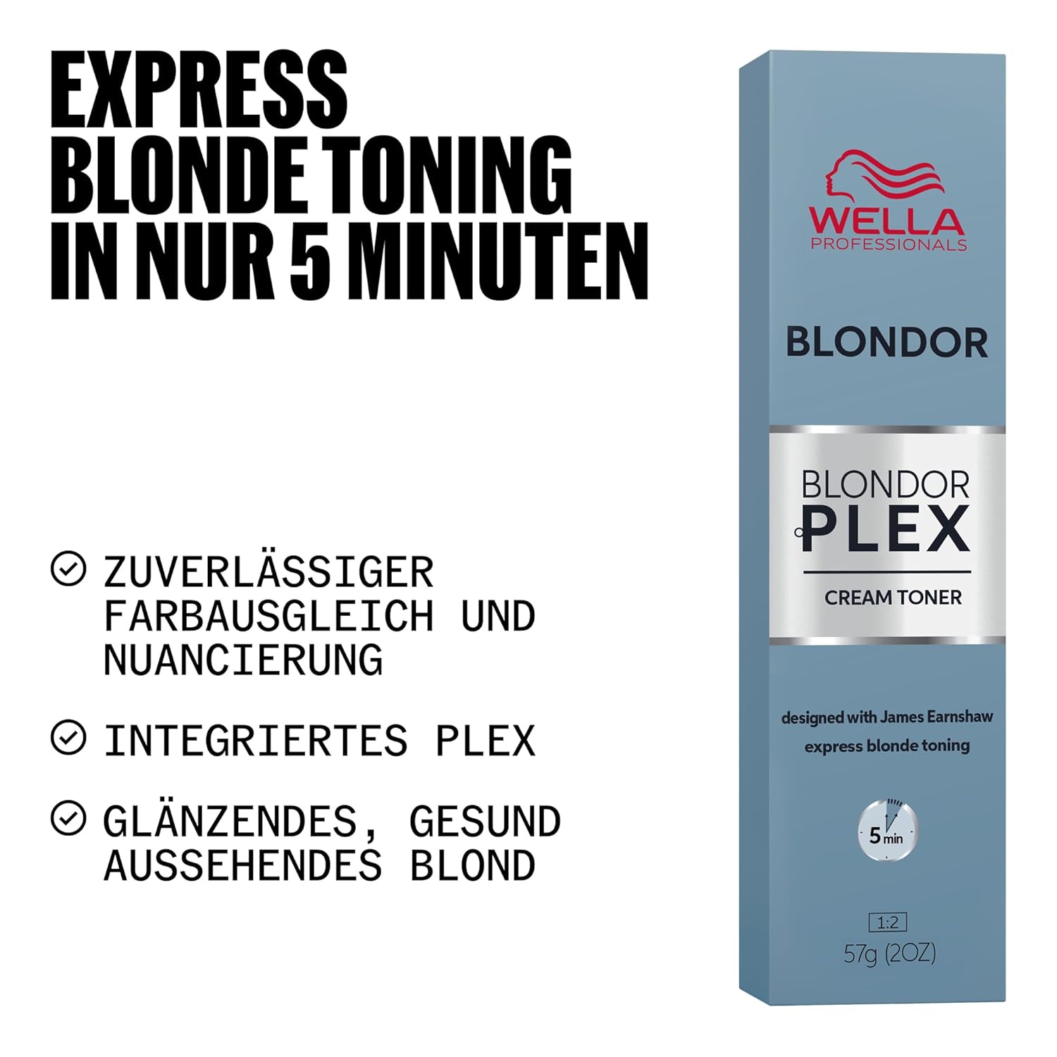 Thumbnail 2 de Wella Professionals BlondorPlex Cream Toner – Creme-Tönung mit Bond-Builder-Technologie für kühle Blondtöne