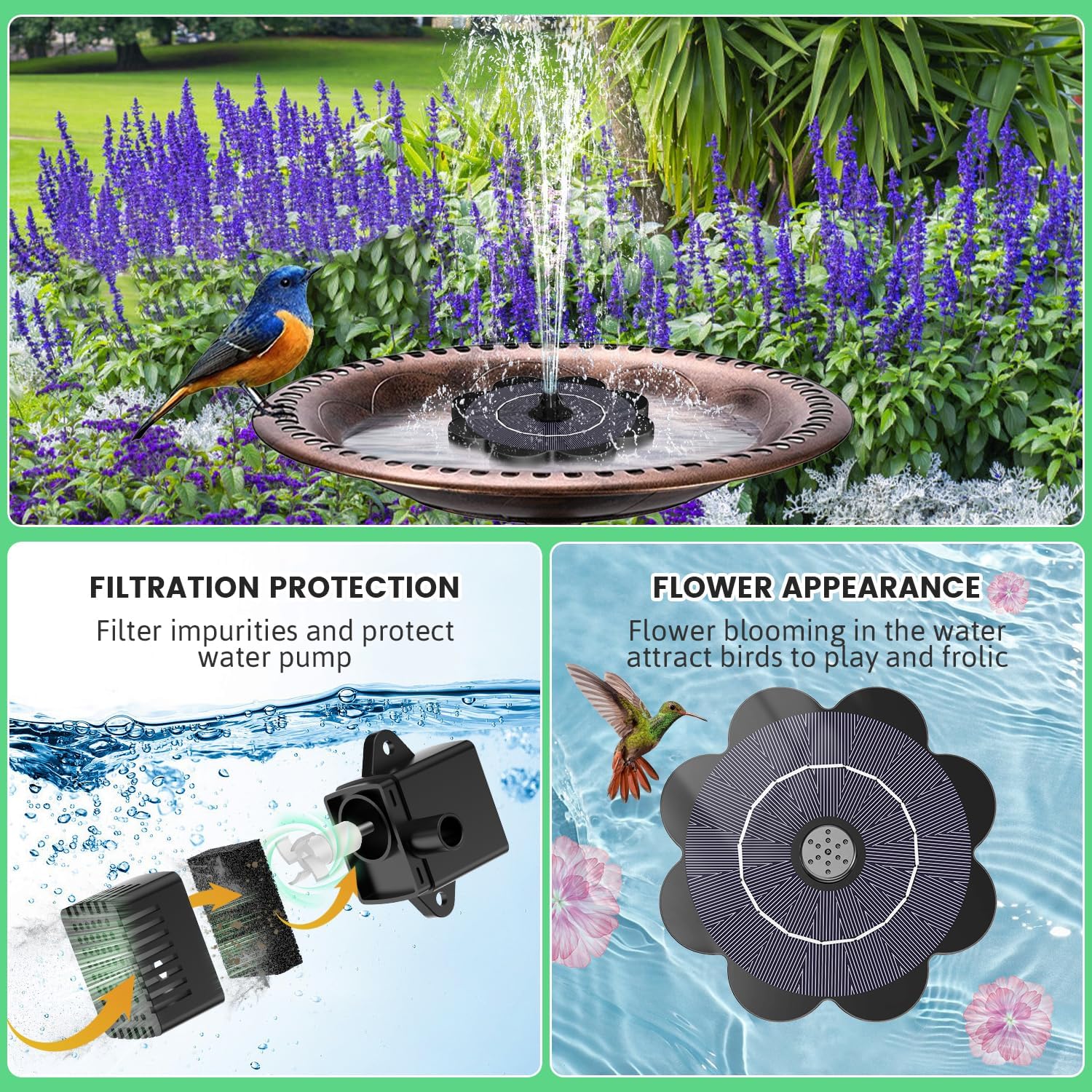 Thumbnail 3 de SZMP Solar Water Fountain 3.5W