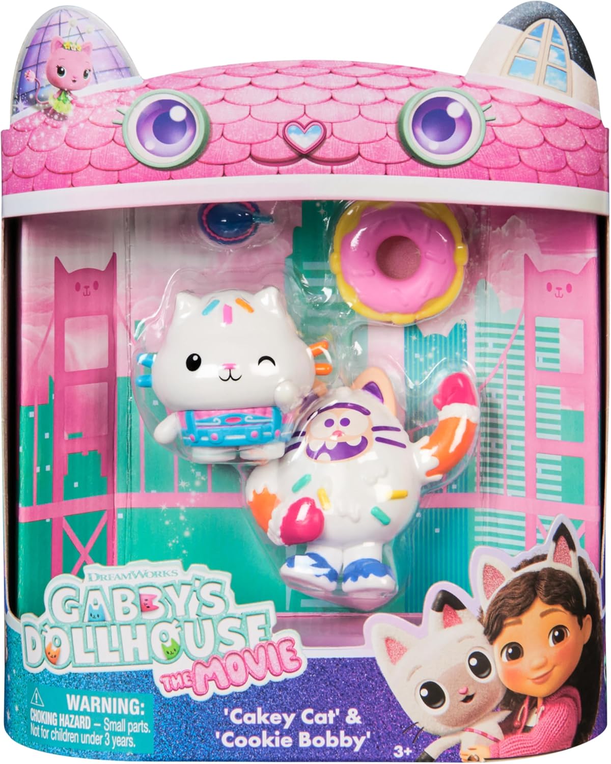 Thumbnail 1 de Gabby's Dollhouse: Le Film Kuchi & Cookie Bobby — Jeu de Figurines avec Accessoires (à partir de 3 ans)
