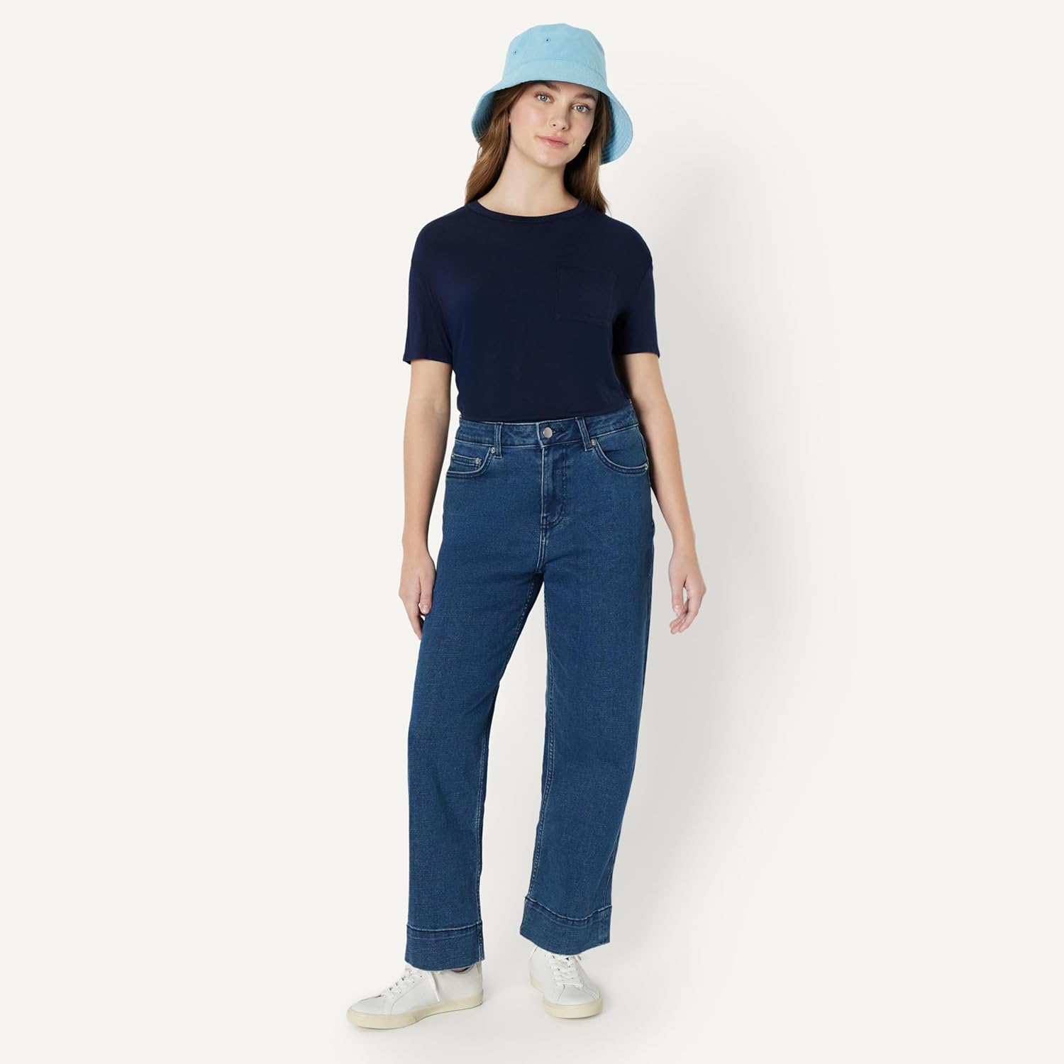 Detalle de Amazon Essentials Women's Washed Cotton Bucket Hat