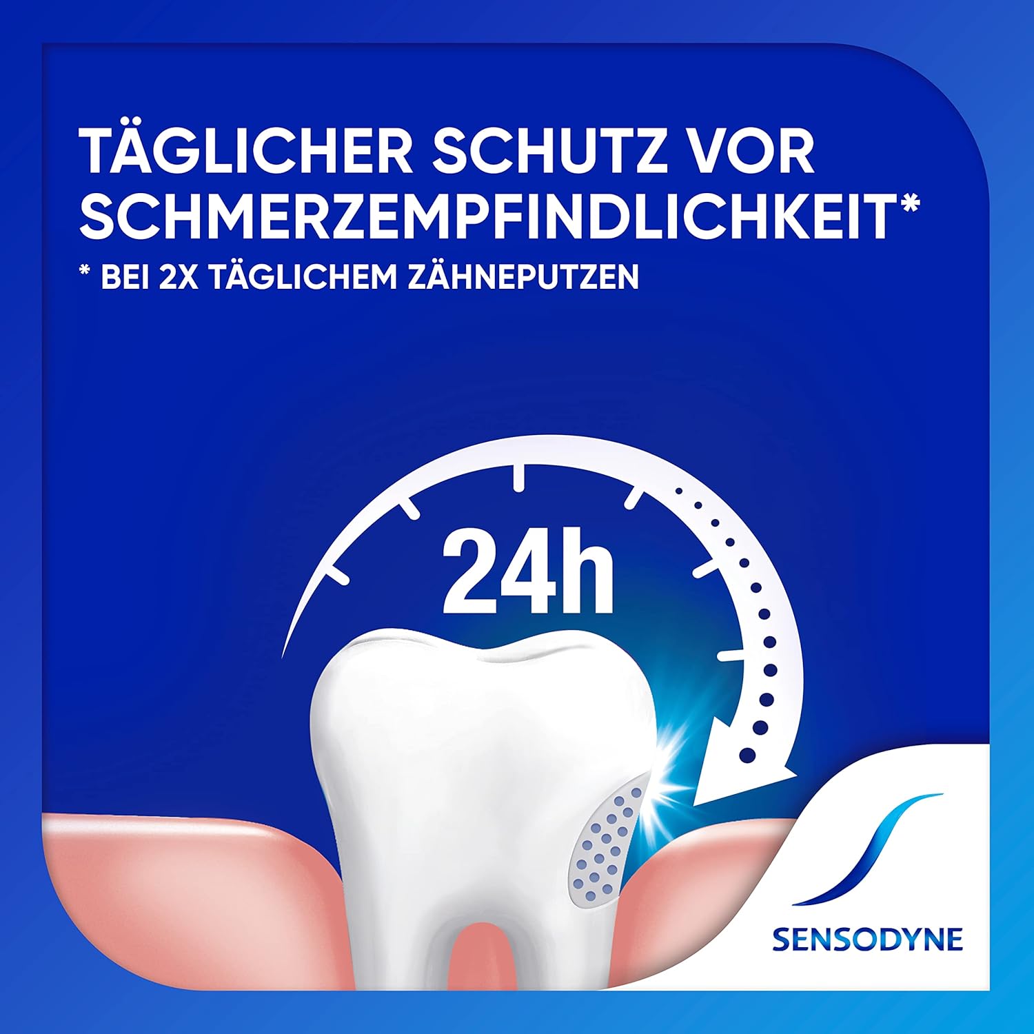 Detalle 2 de Sensodyne Sensitiv Fluorid Zahnpasta 75 ml – tägliche Prophylaxe bei schmerzempfindlichen Zähnen