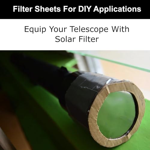 Detalle de Absolute Eclipse Filtro Solare DIY 150×150 mm per telescopi, binocoli e fotocamere