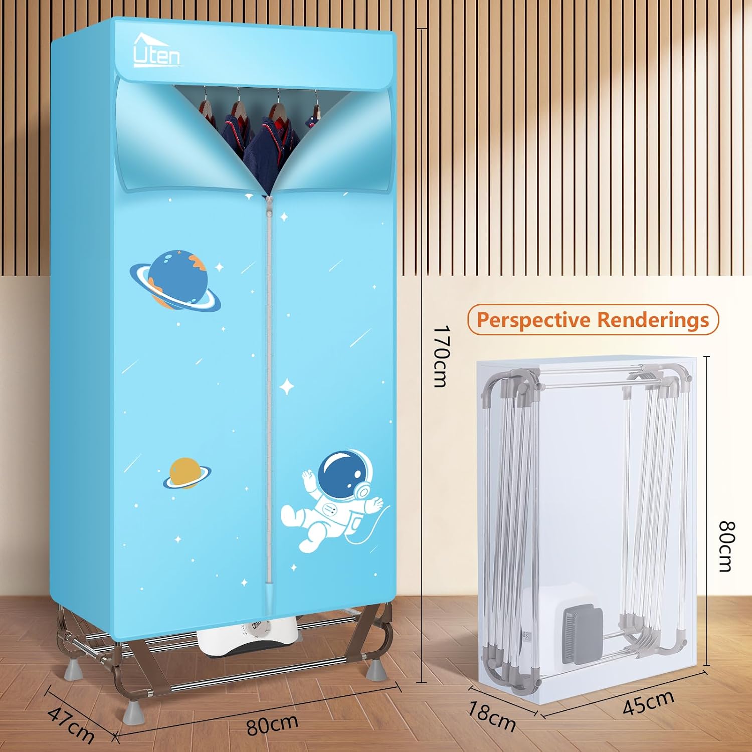 Detalle 2 de Uten Secadora portátil 15 kg 1500W